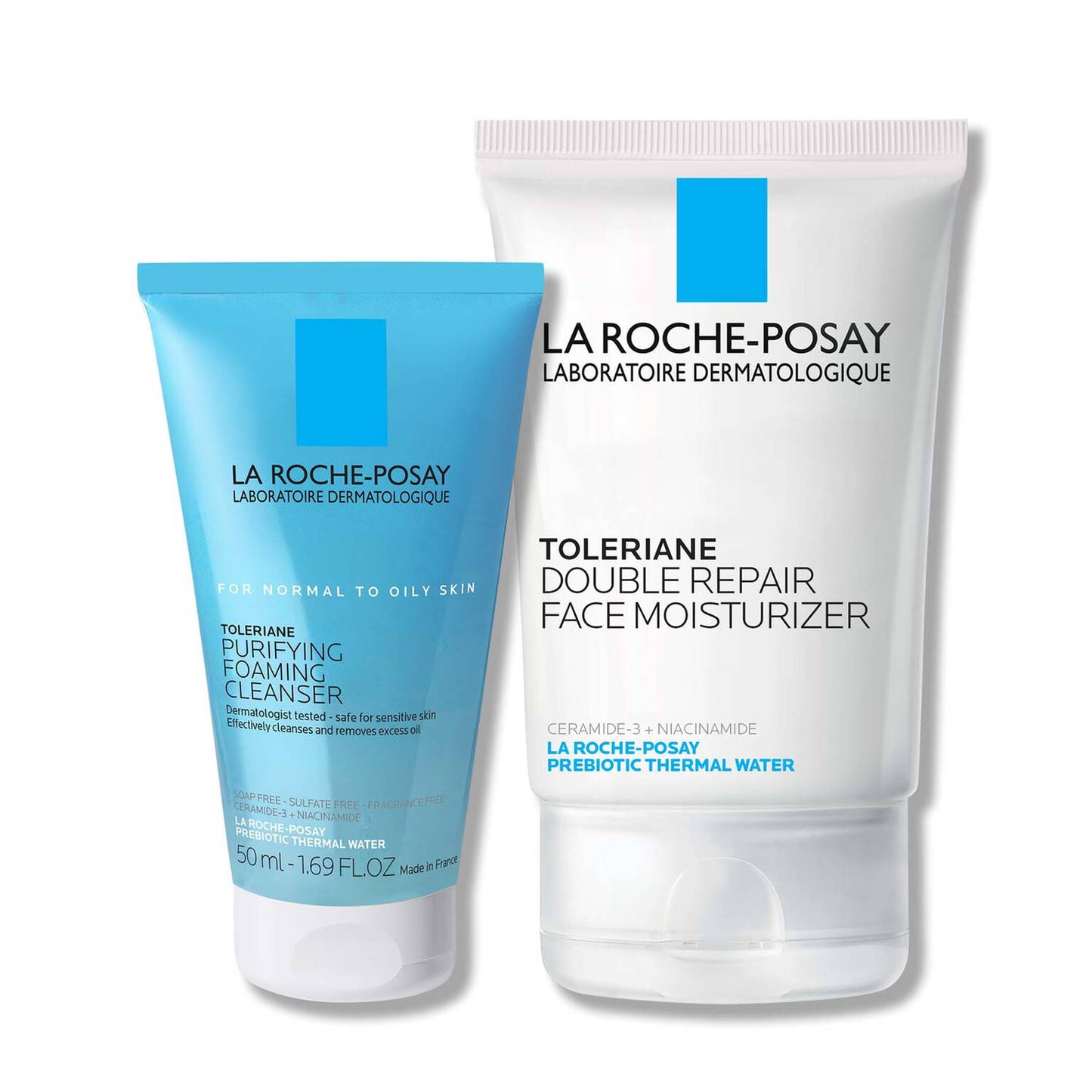 toleriane-purifying-foaming-cleanser-and-toleriane-double-repair-face-moisturizer-travel-set-m3 AmazonSet-TolerianePurifyingCleanser100ml-TolerianeDRM.jpg